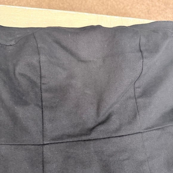 Vici Romantic Vampire Strapless Black Dress with large ruffle goth princess - Picture 5 of 11